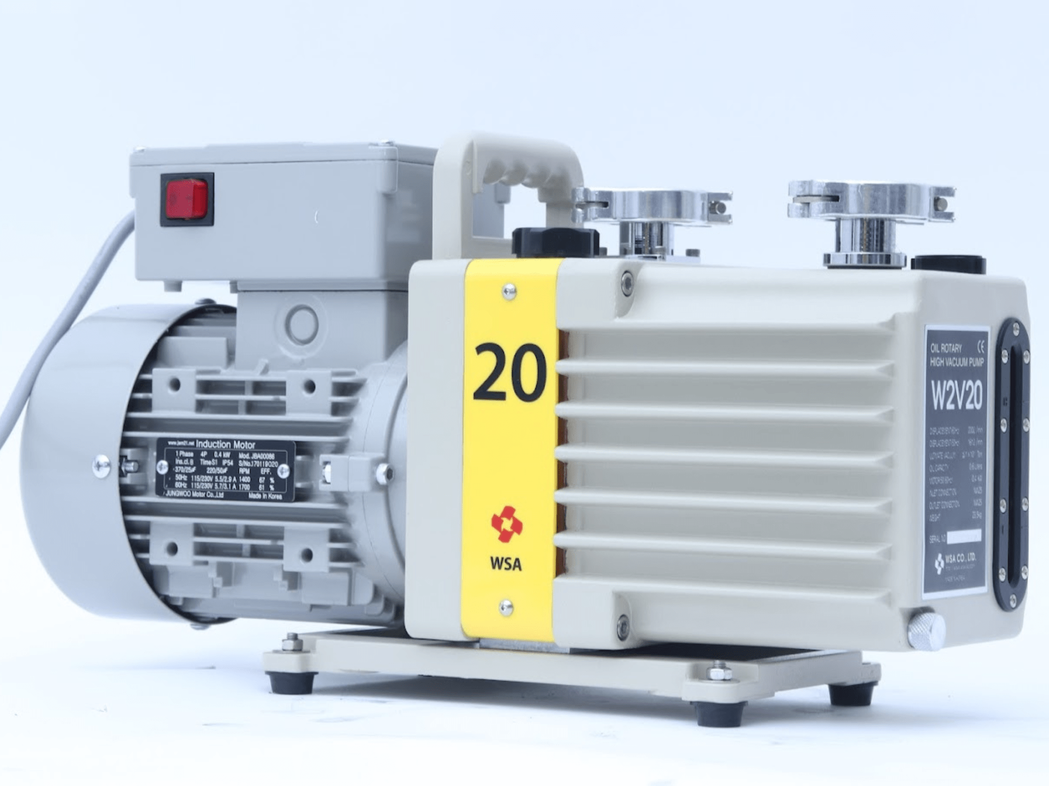 WSA W2V20 Oil Rotary High Vacuum Pump - Richmond Scientific